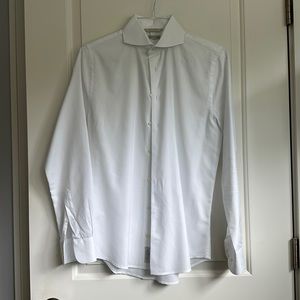 Suitsupply white dress shirt 14.5/34